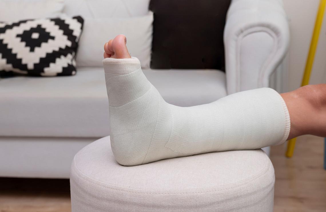 Een ongeval zit in een klein hoekje