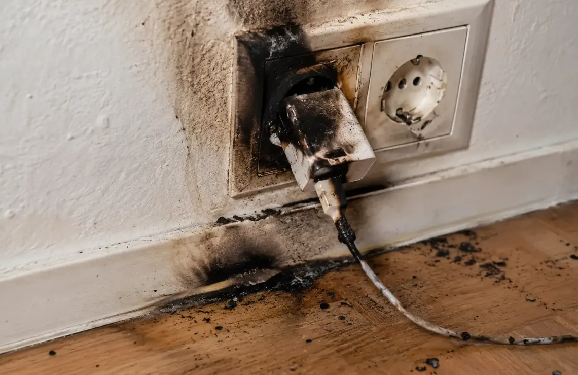 Veilig opladen: een klein beetje aandacht kan brand voorkomen