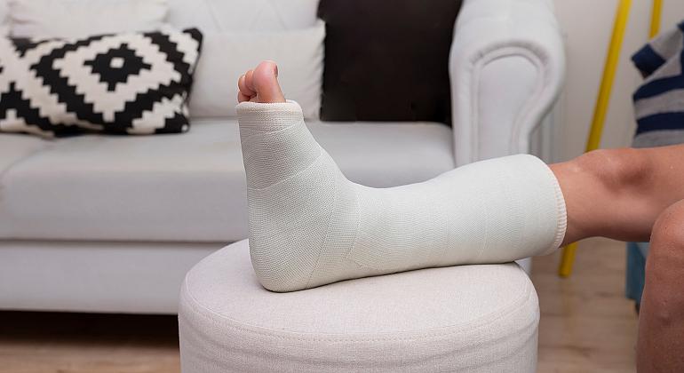 Een ongeval zit in een klein hoekje